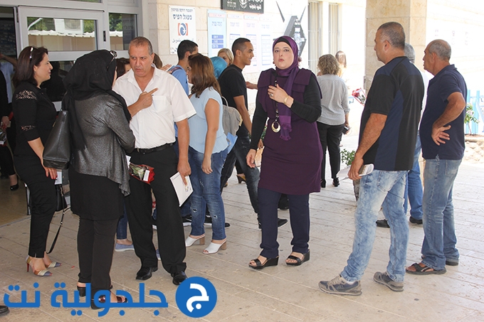 مدير عام وزارة المعارف شموئيل أبواب يزور ثانوية جلجولية مع افتتاح السنة الدراسية